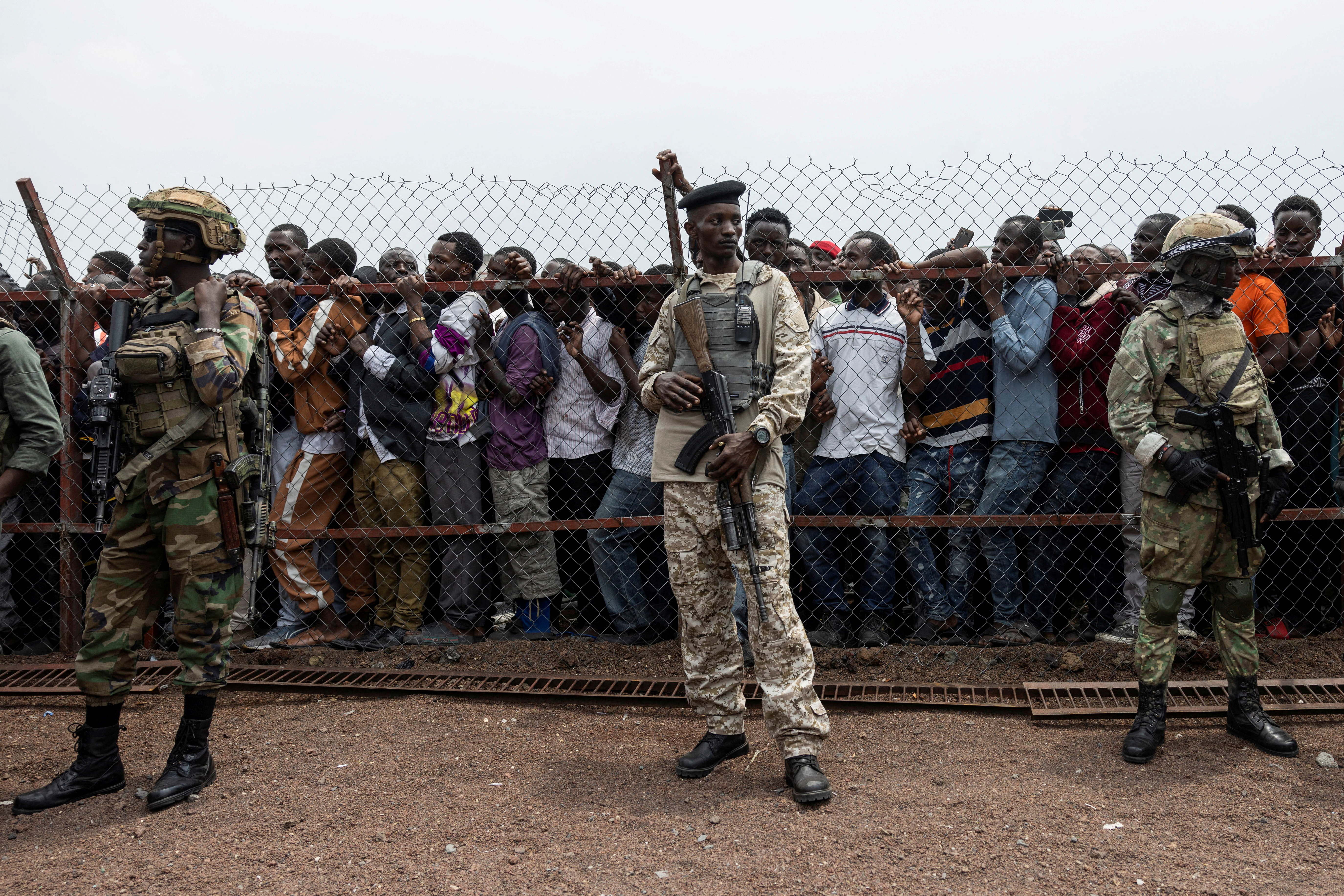 FILE PHOTO: Meeting organised by M23 at the Stade de L'Unite in Goma