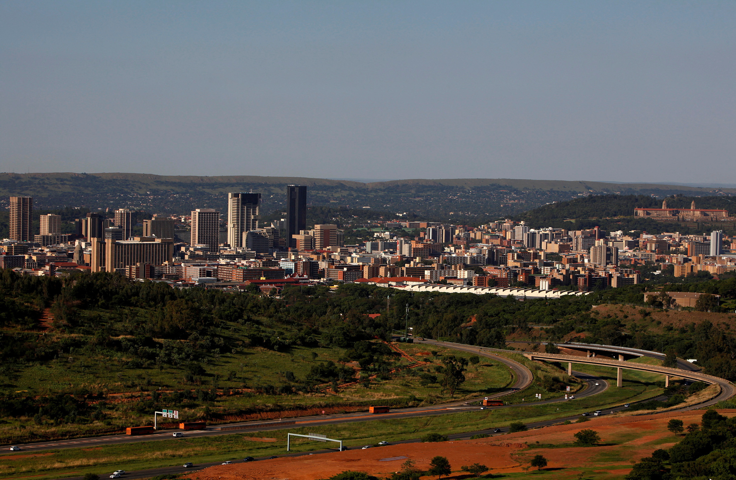 FILE PHOTO: A general view of the city of Pretoria