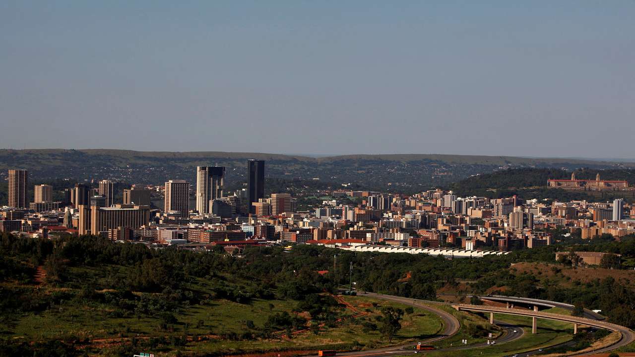 FILE PHOTO: A general view of the city of Pretoria