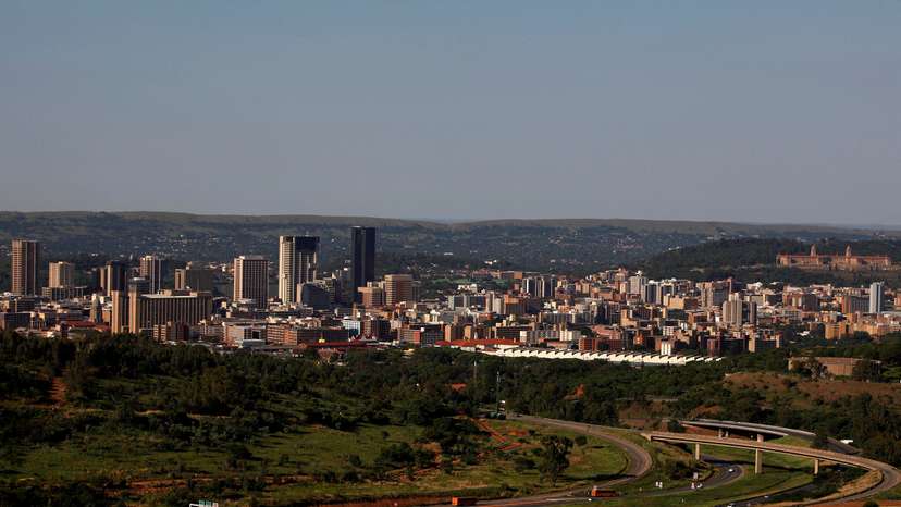 FILE PHOTO: A general view of the city of Pretoria