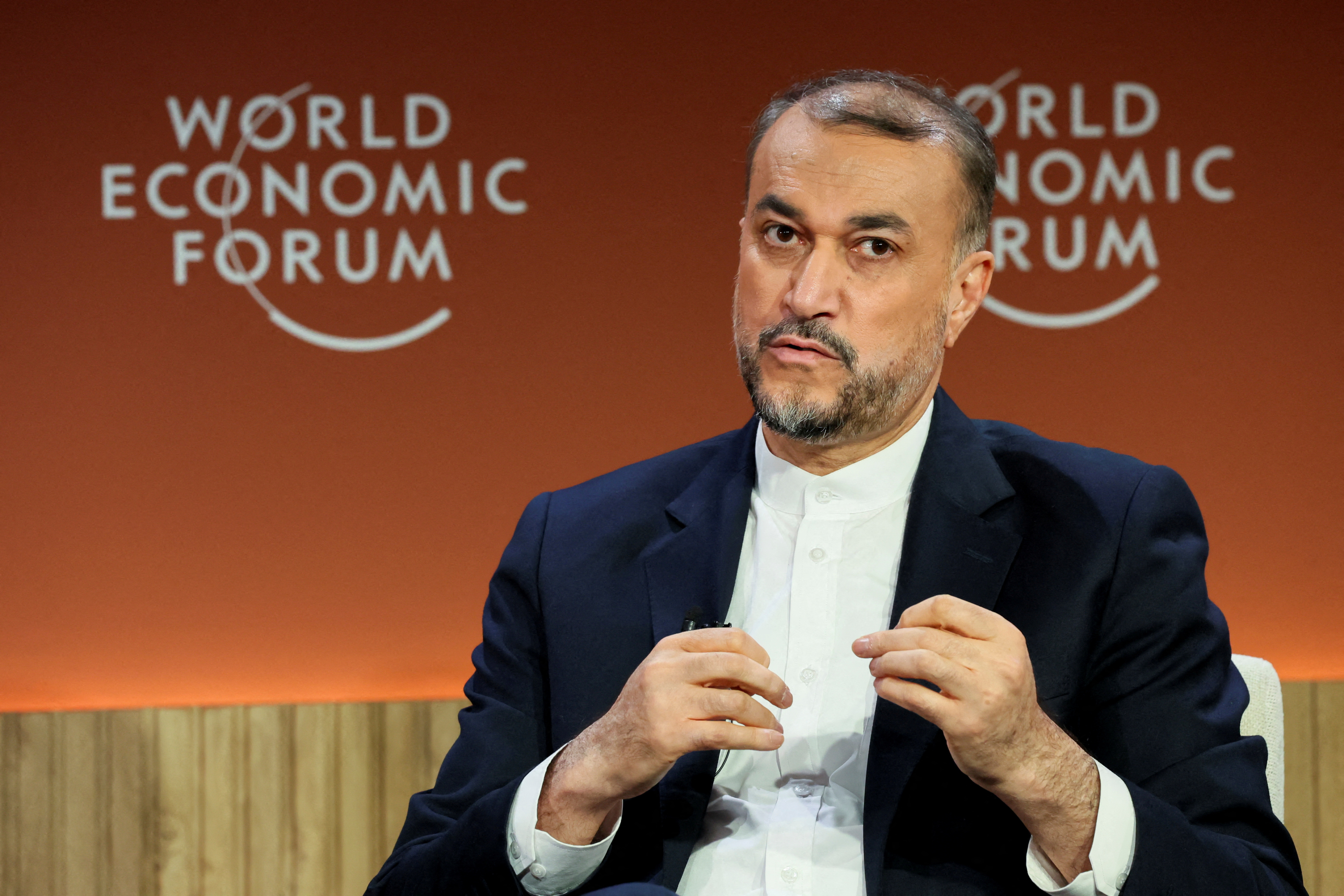 FILE PHOTO: 54th WEF annual meeting in Davos