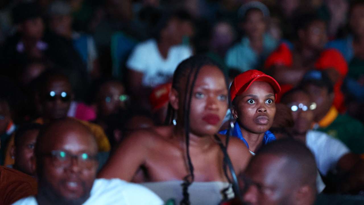 Rugby World Cup 2023 - Semi Final - Fans in Pretoria watch South Africa vs England