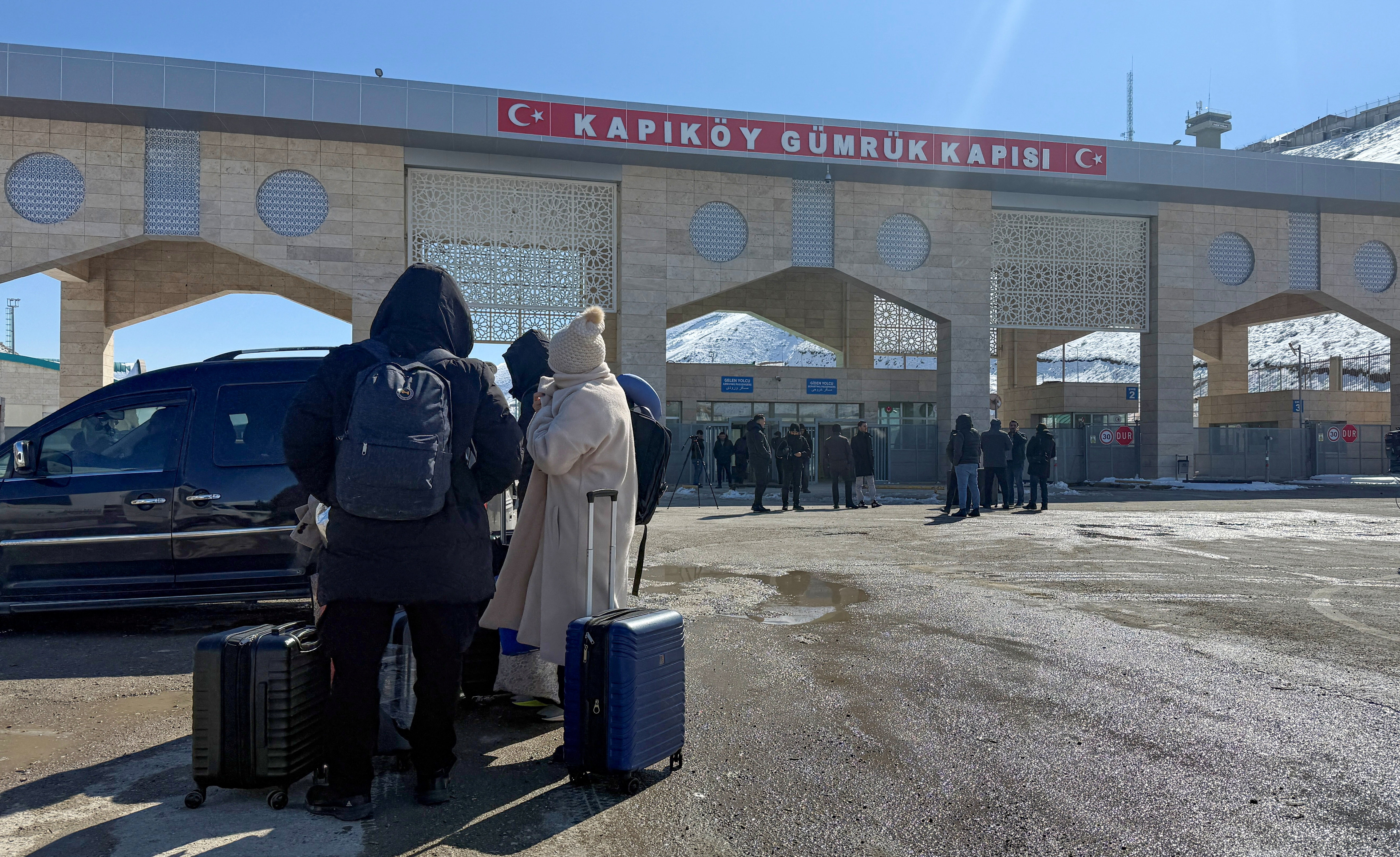 Kapikoy Border Gate, between Turkey and Iran, in Van province