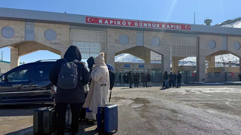Kapikoy Border Gate, between Turkey and Iran, in Van province