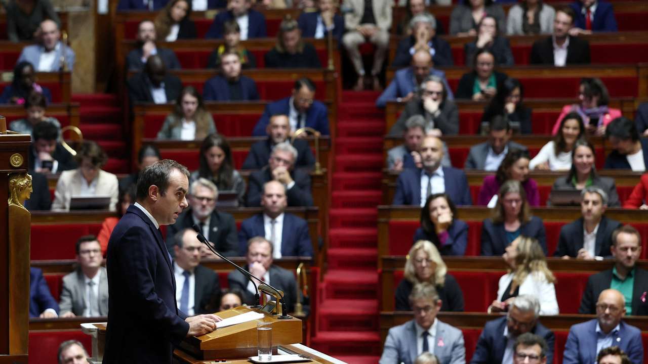 French PM delivers his general policy speech at the National Assembly in Paris
