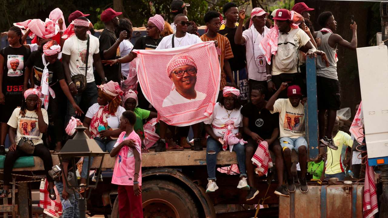 FILE PHOTO: Final campaign rally of Guinea-Bissau President Umaro Sissoco Embalo in Bissau