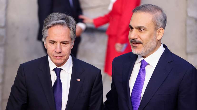 NATO foreign ministers meeting, in Brussels