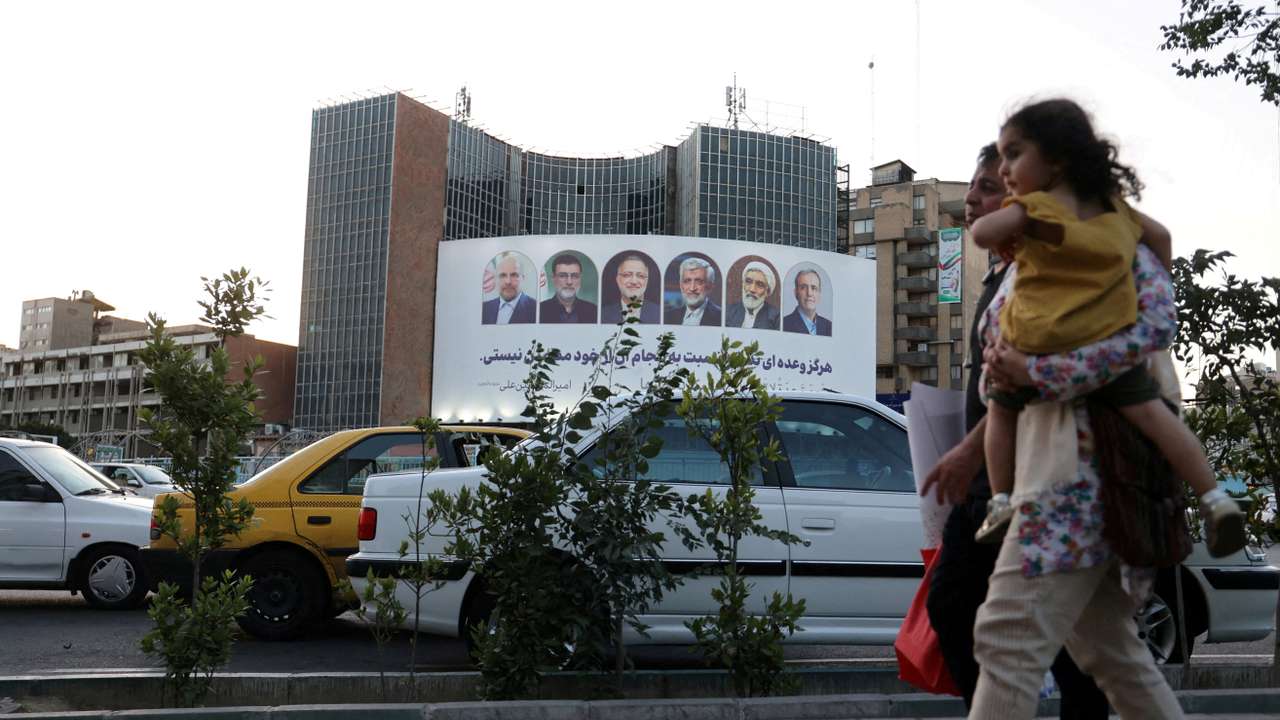 FILE PHOTO: Presidential campaign in Iran continues