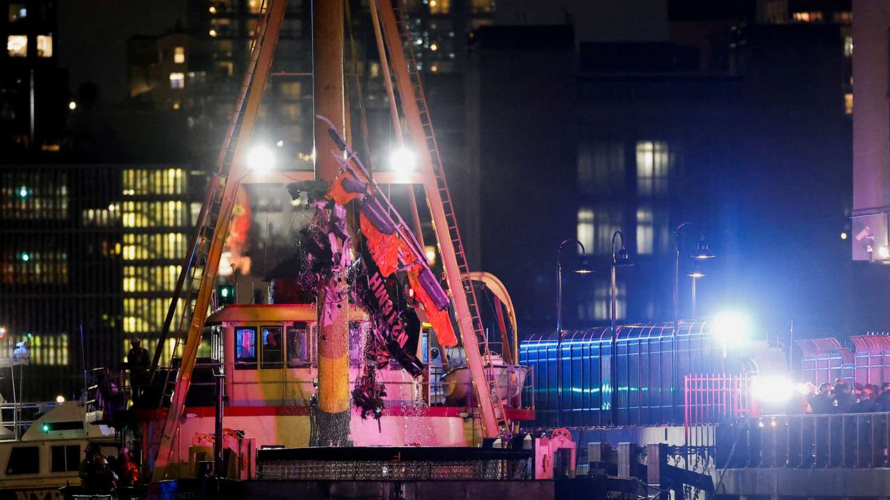 FILE PHOTO: Helicopter crash in New York