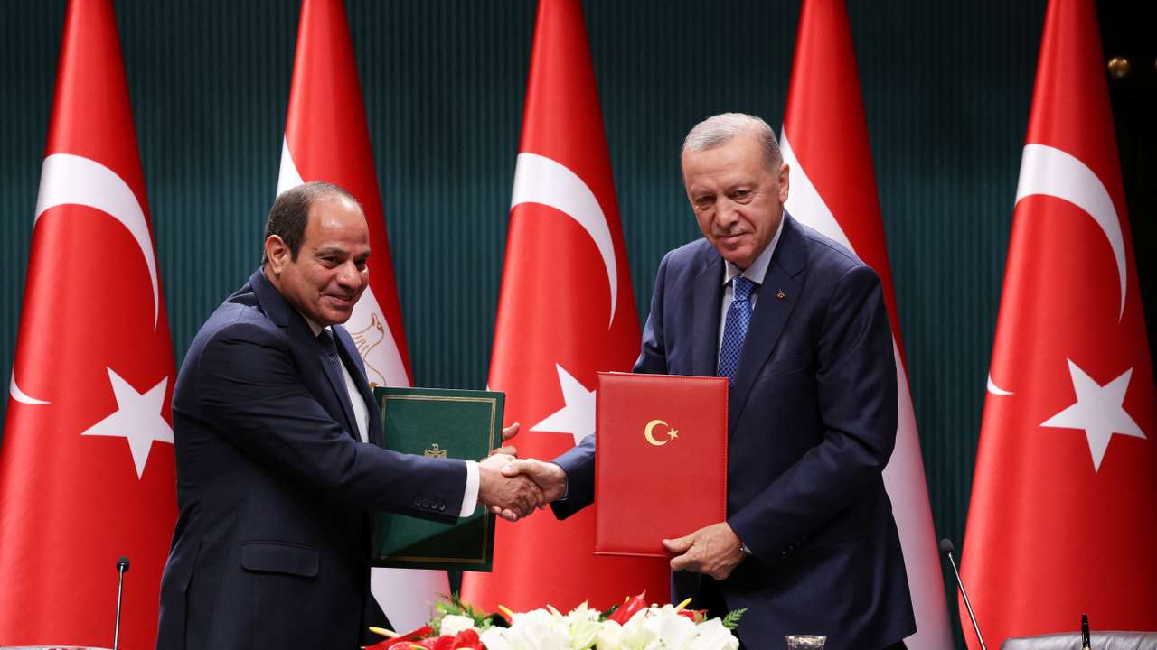 Egyptian President Abdel Fattah al-Sisi visits Ankara