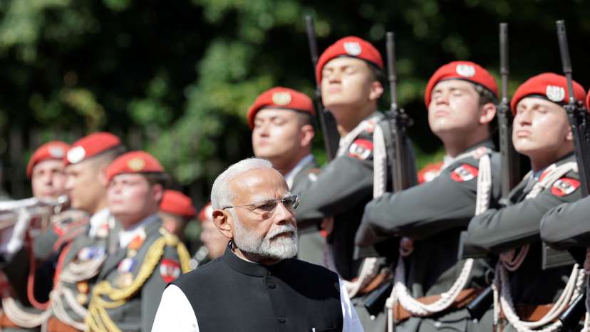 Indian Prime Minister Narendra Modi visits Vienna