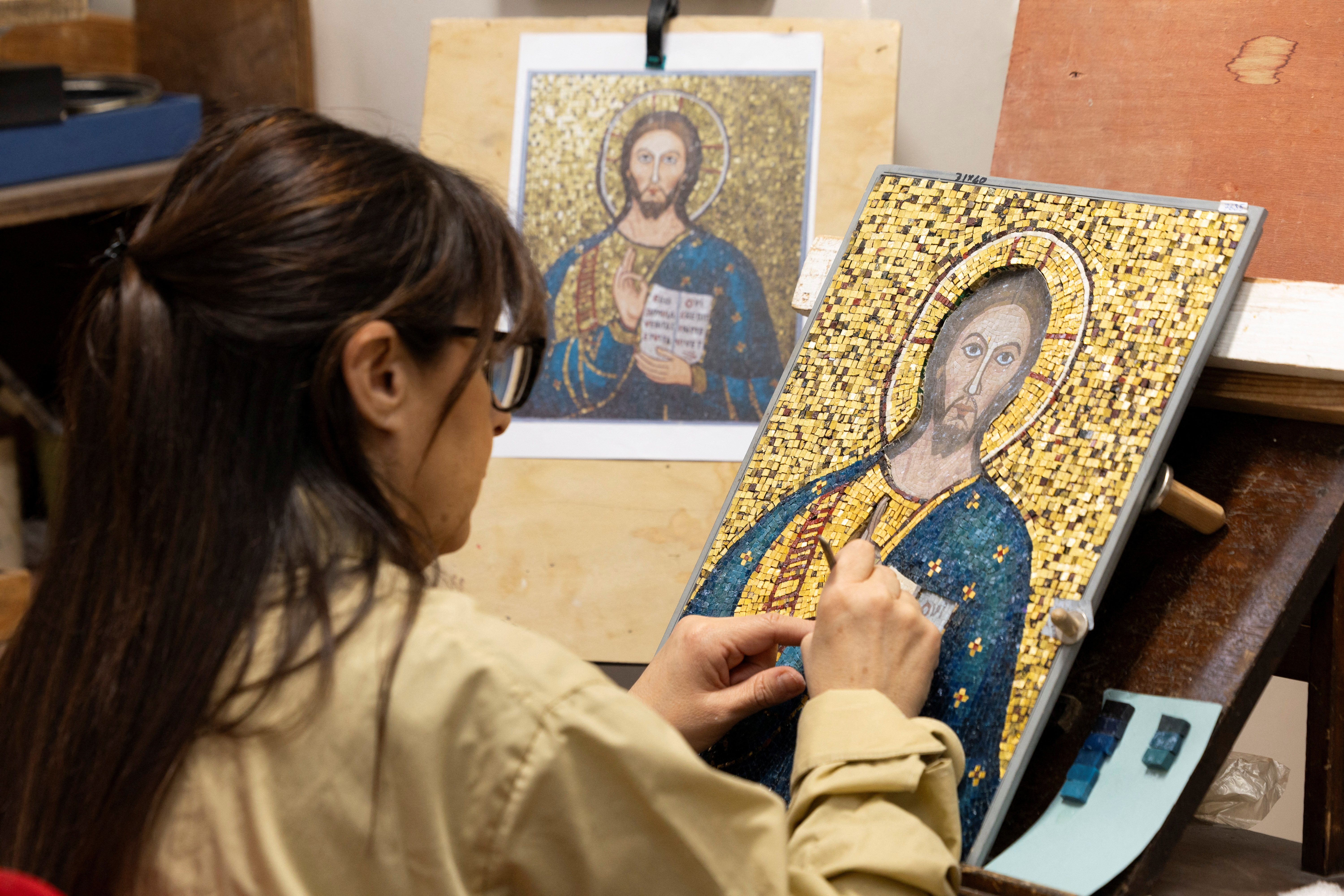 Inside the Vatican studio that preserves the mosaics of St. Peter Basilica