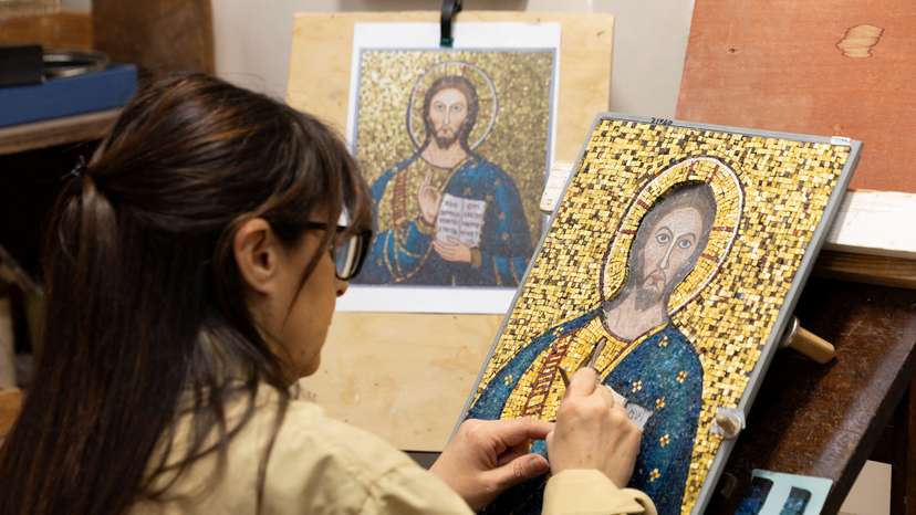 Inside the Vatican studio that preserves the mosaics of St. Peter Basilica