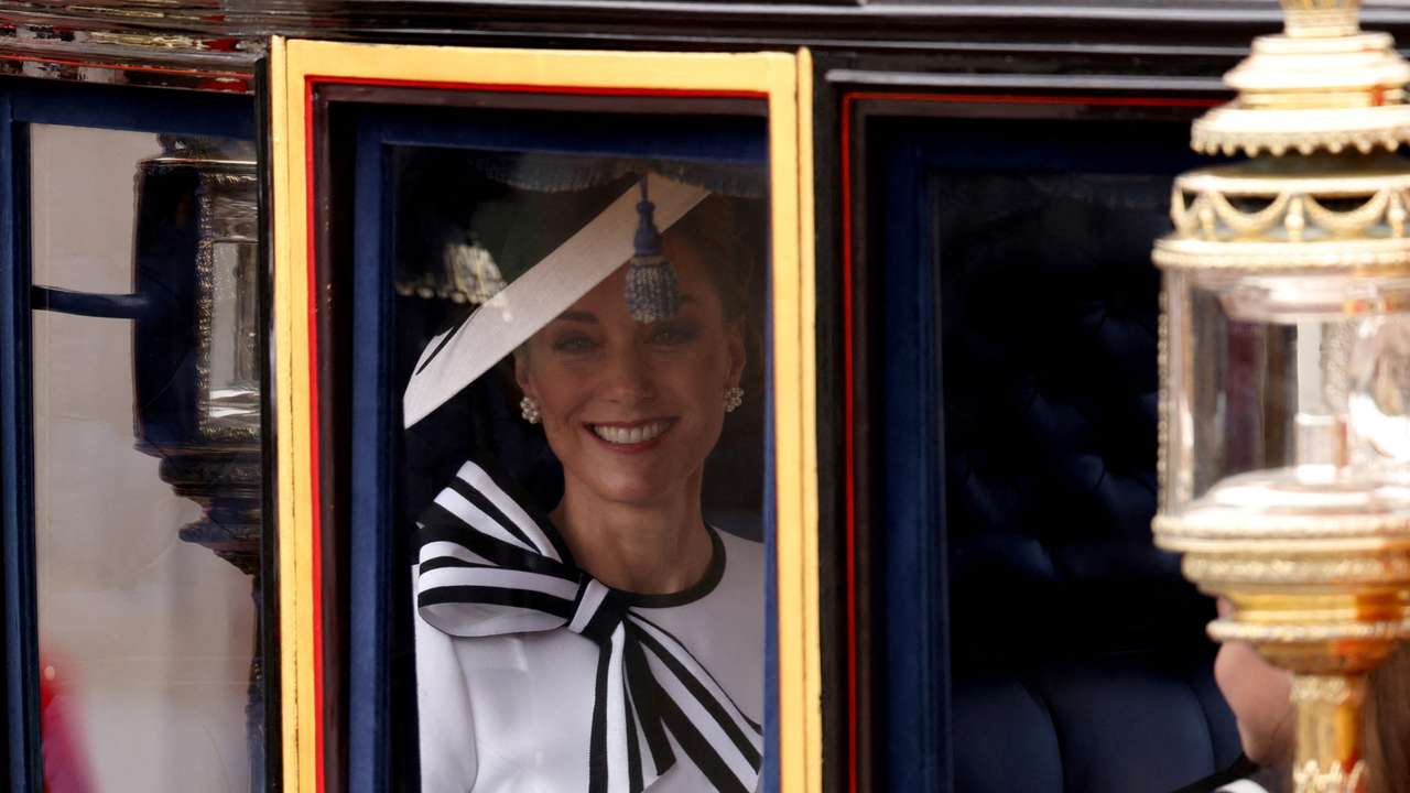 Trooping the Colour parade to honour Britain's King Charles on his official birthday, in London