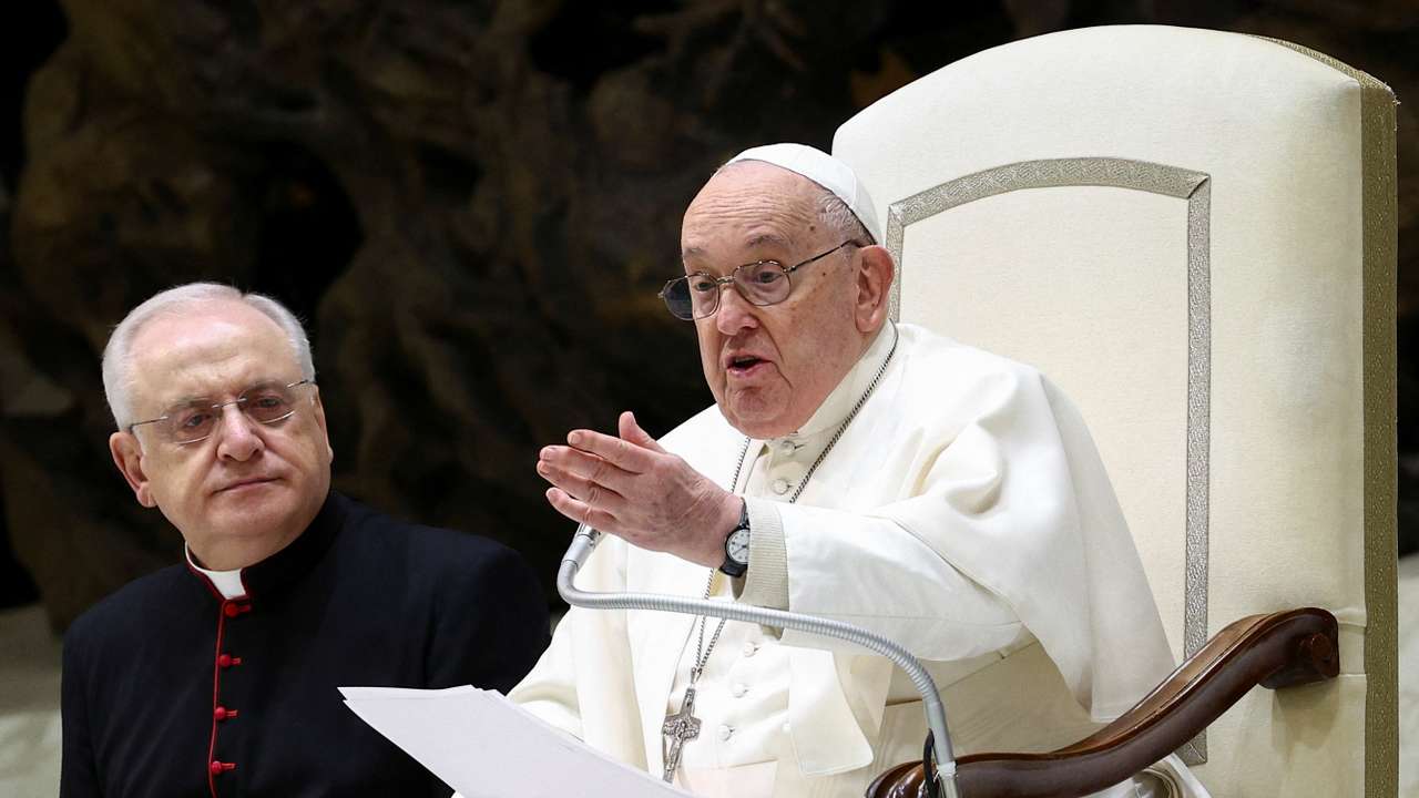 Pope Francis holds weekly audience