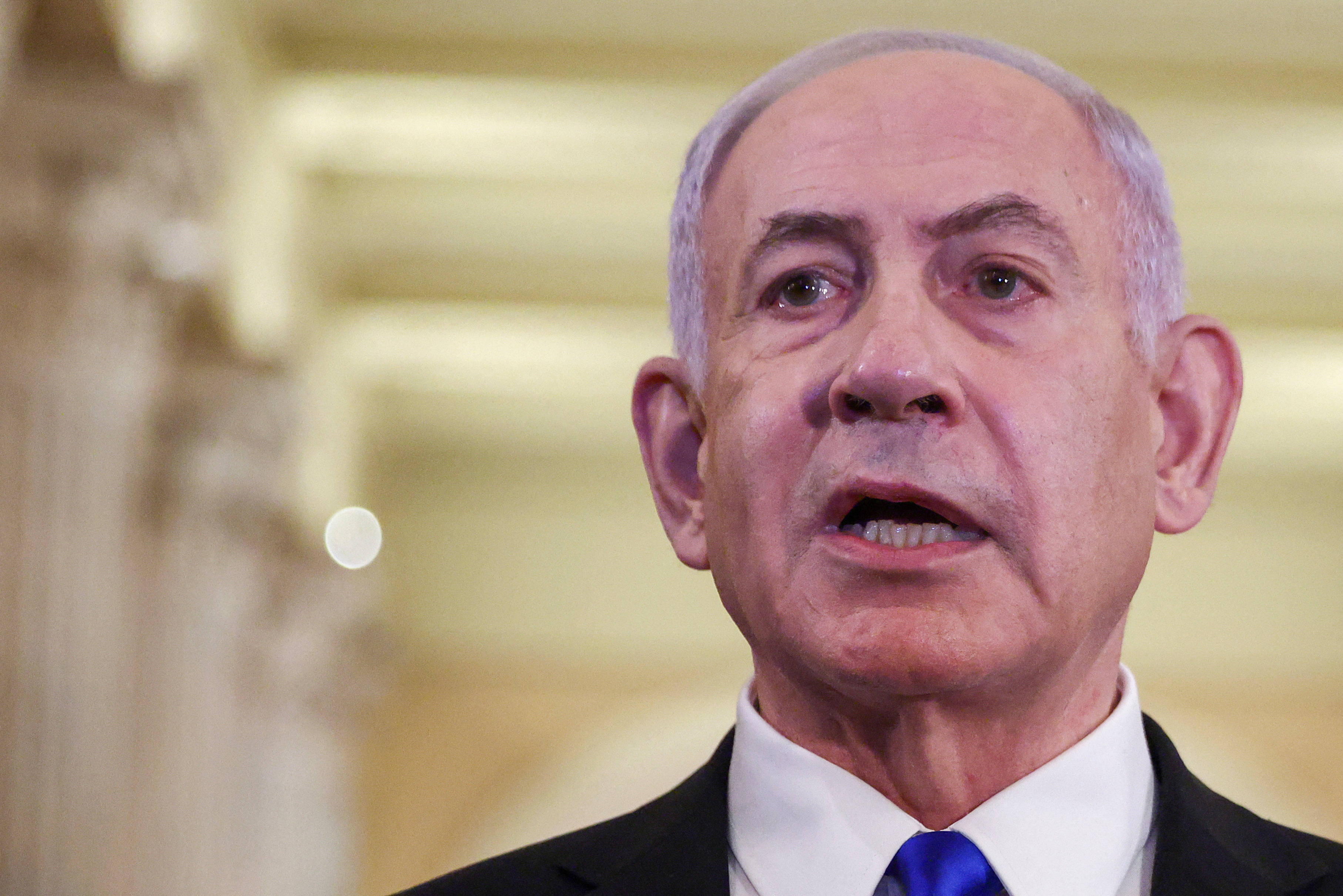 FILE PHOTO: Israeli Prime Minister Benjamin Netanyahu visits Washington