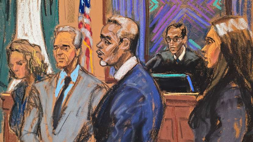 Sean "Diddy" Combs attends trial in New York federal court