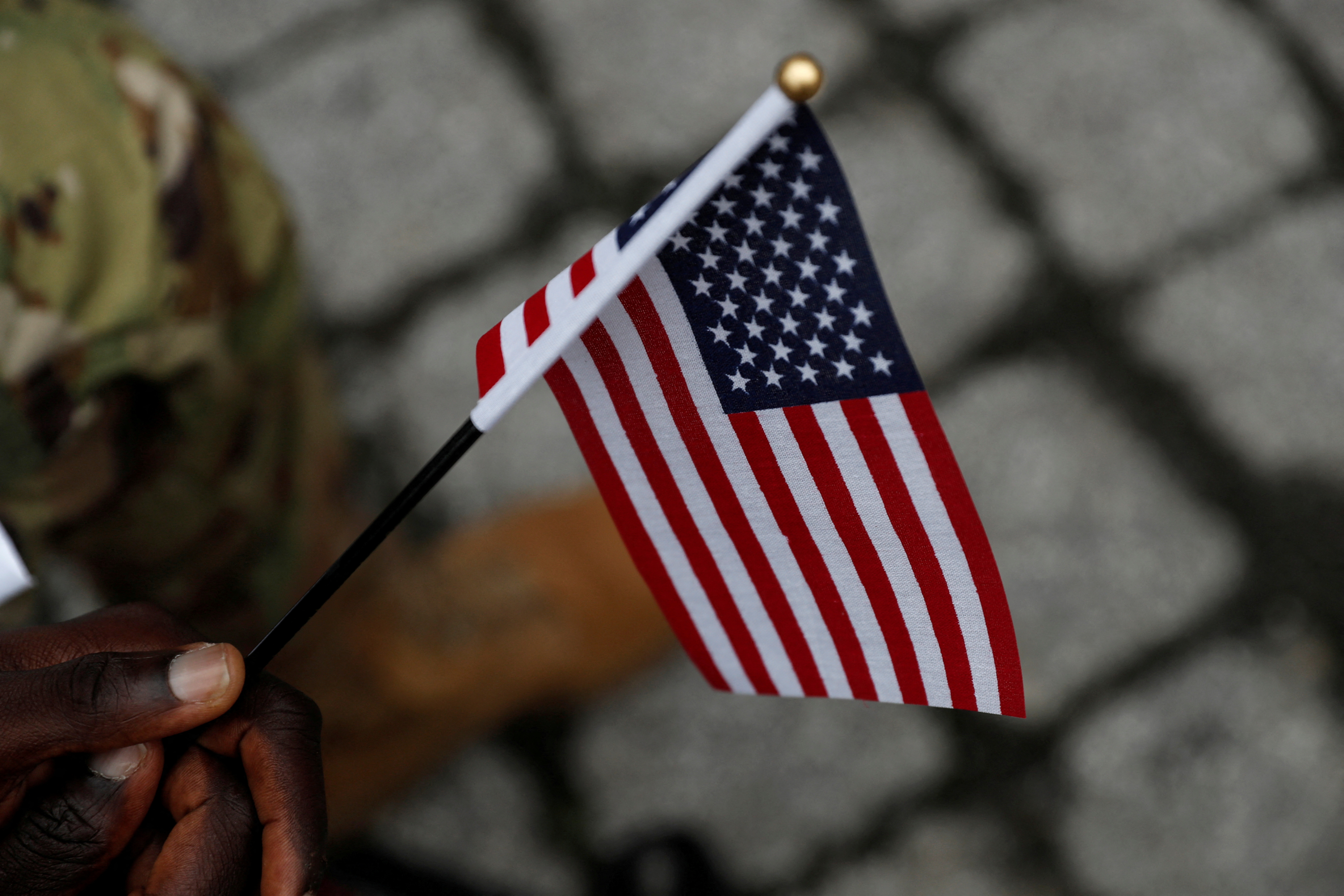 FILE PHOTO: Citizenship and Immigration Services (USCIS) naturalization ceremony in New York City