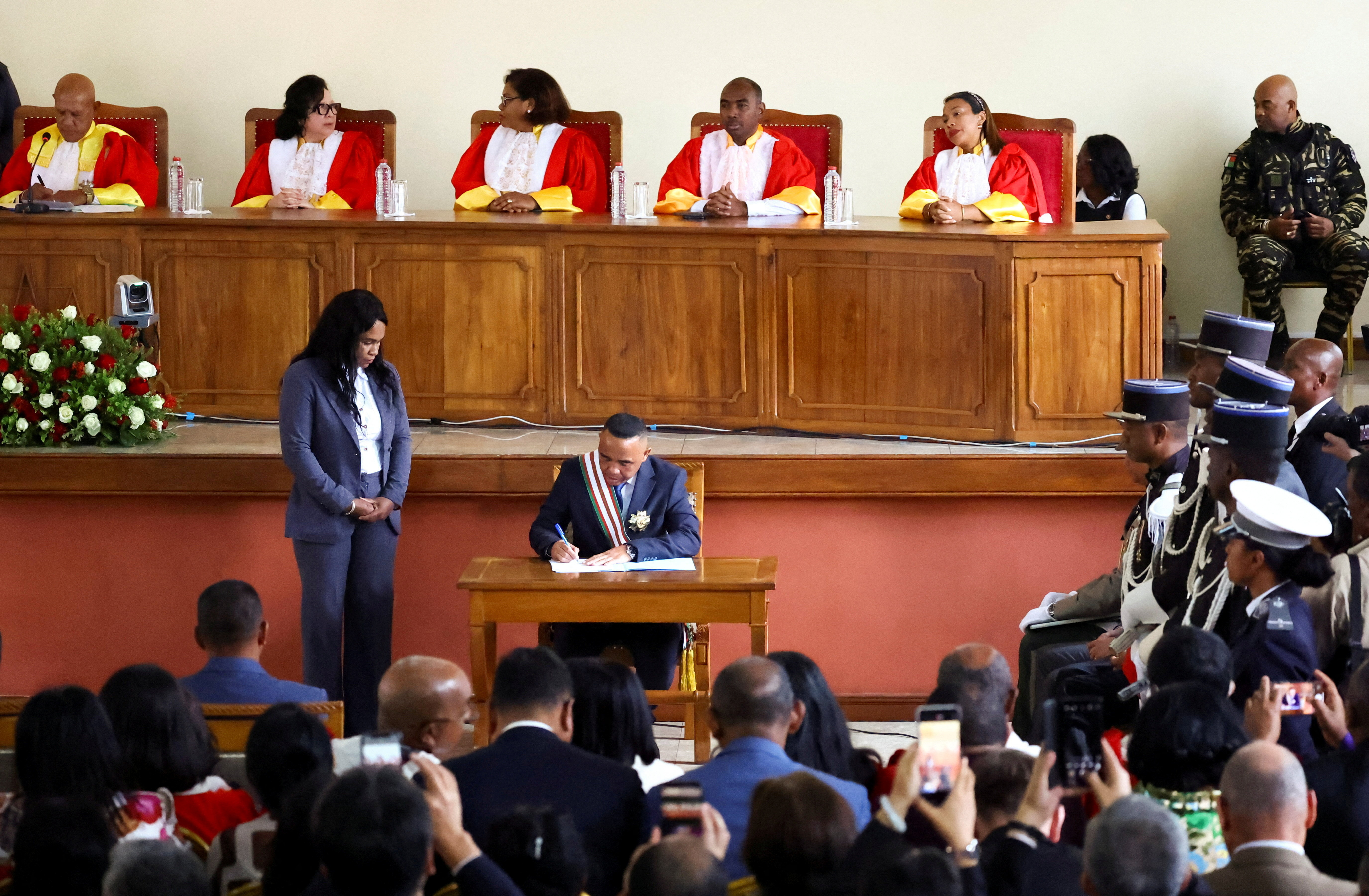 Madagascar military ruler Randrianirina sworn in as president
