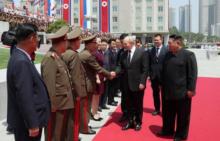 Russian President Putin visits North Korea