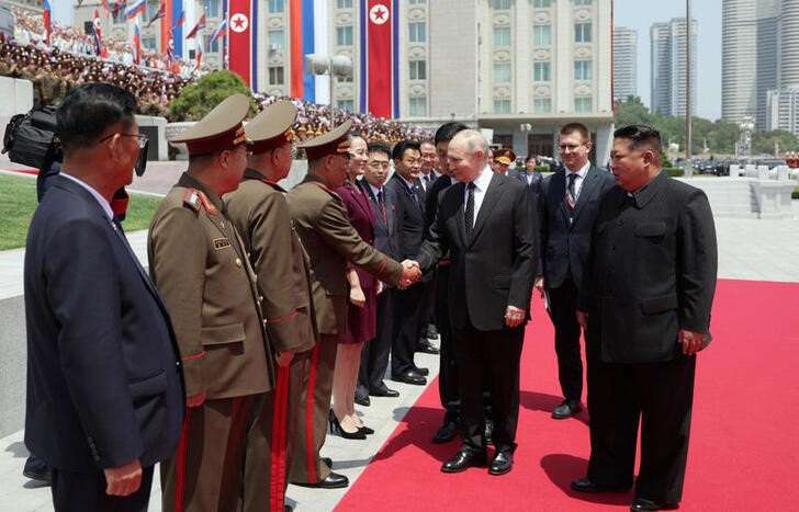 Russian President Putin visits North Korea