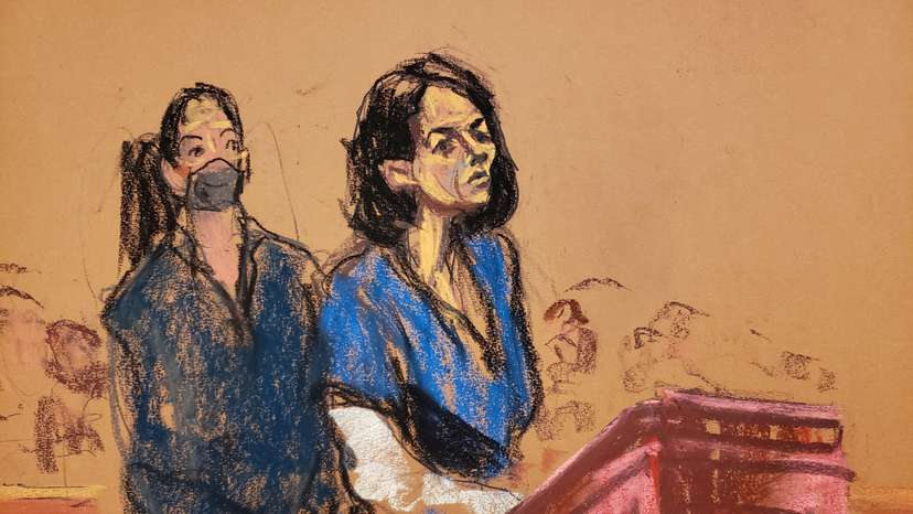 FILE PHOTO: Jeffrey Epstein associate Ghislaine Maxwell attends her sentencing hearing in New York