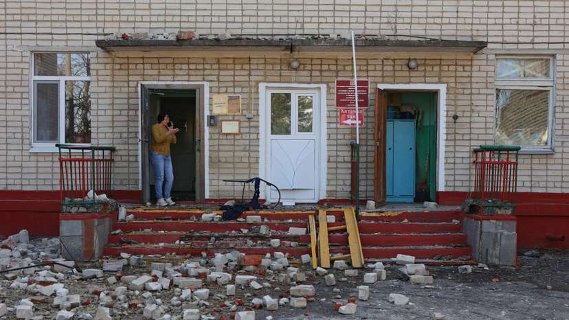 Aftermath of military strike on Belgorod