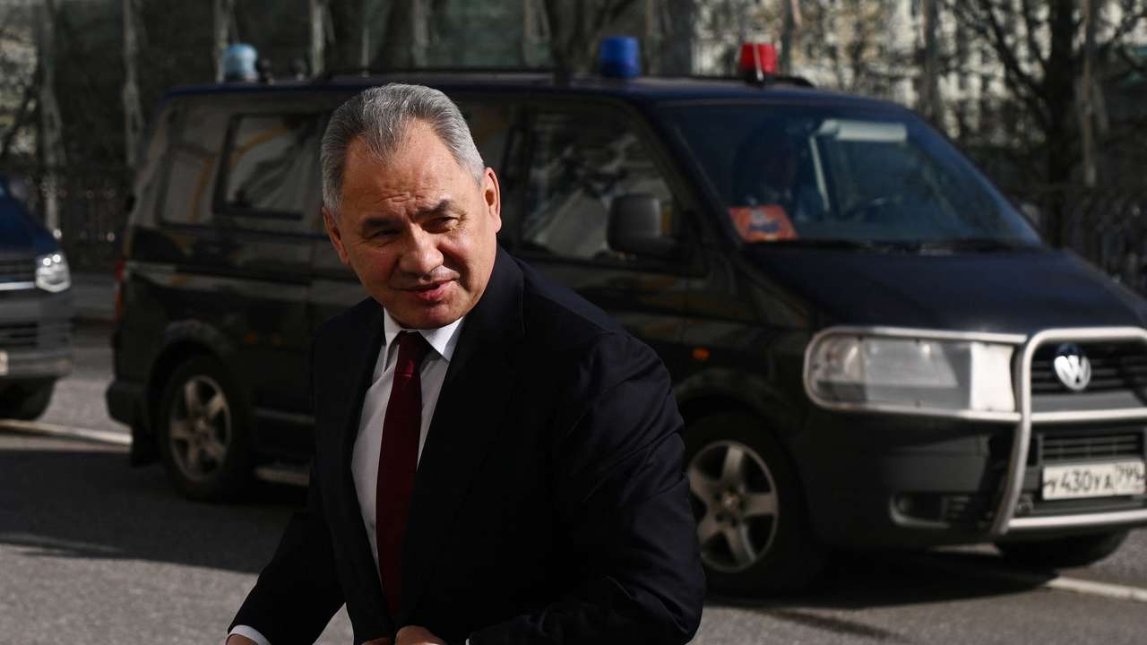 FILE PHOTO: Russian Defence Minister Sergei Shoigu arrives at the Kremlin in Moscow