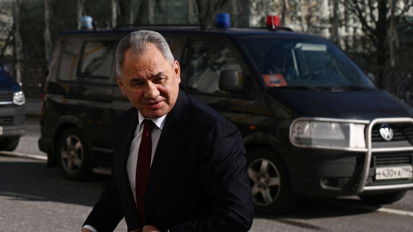 FILE PHOTO: Russian Defence Minister Sergei Shoigu arrives at the Kremlin in Moscow