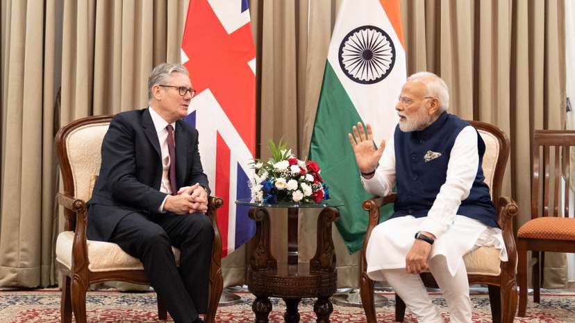 British Prime Minister Keir Starmer Travels To India
