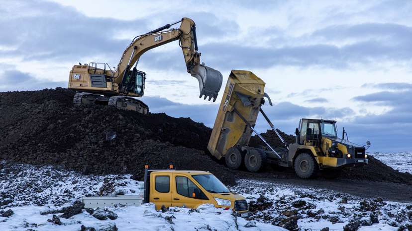 FILE PHOTO: Iceland downgrades volcano threat level