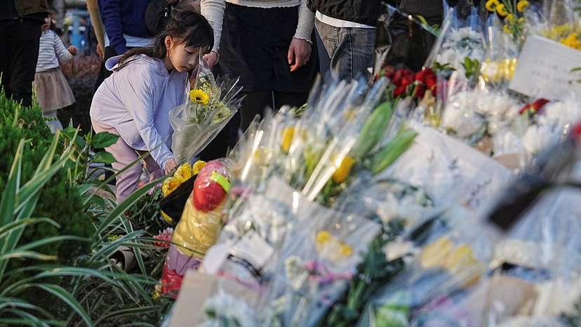 Aftermath of a deadly fire at the Wang Fuk Court housing complex in Hong Kong