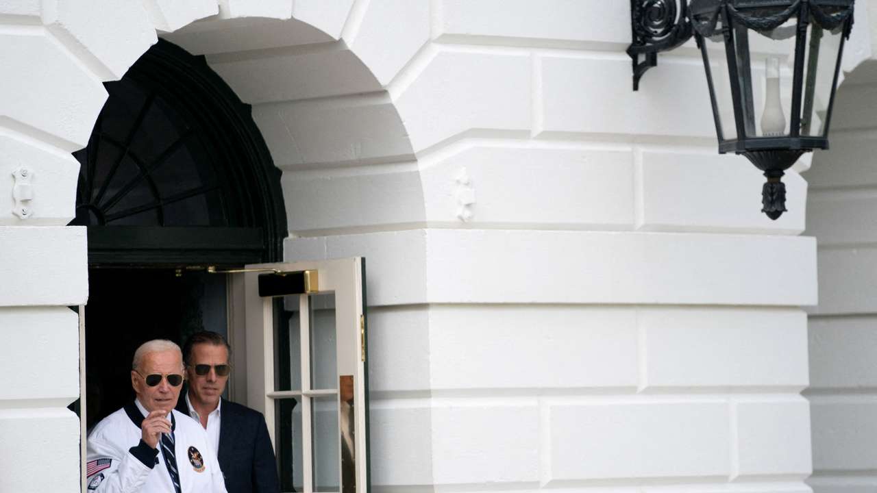 U.S. President Joe Biden departs from the South Lawn of the White House