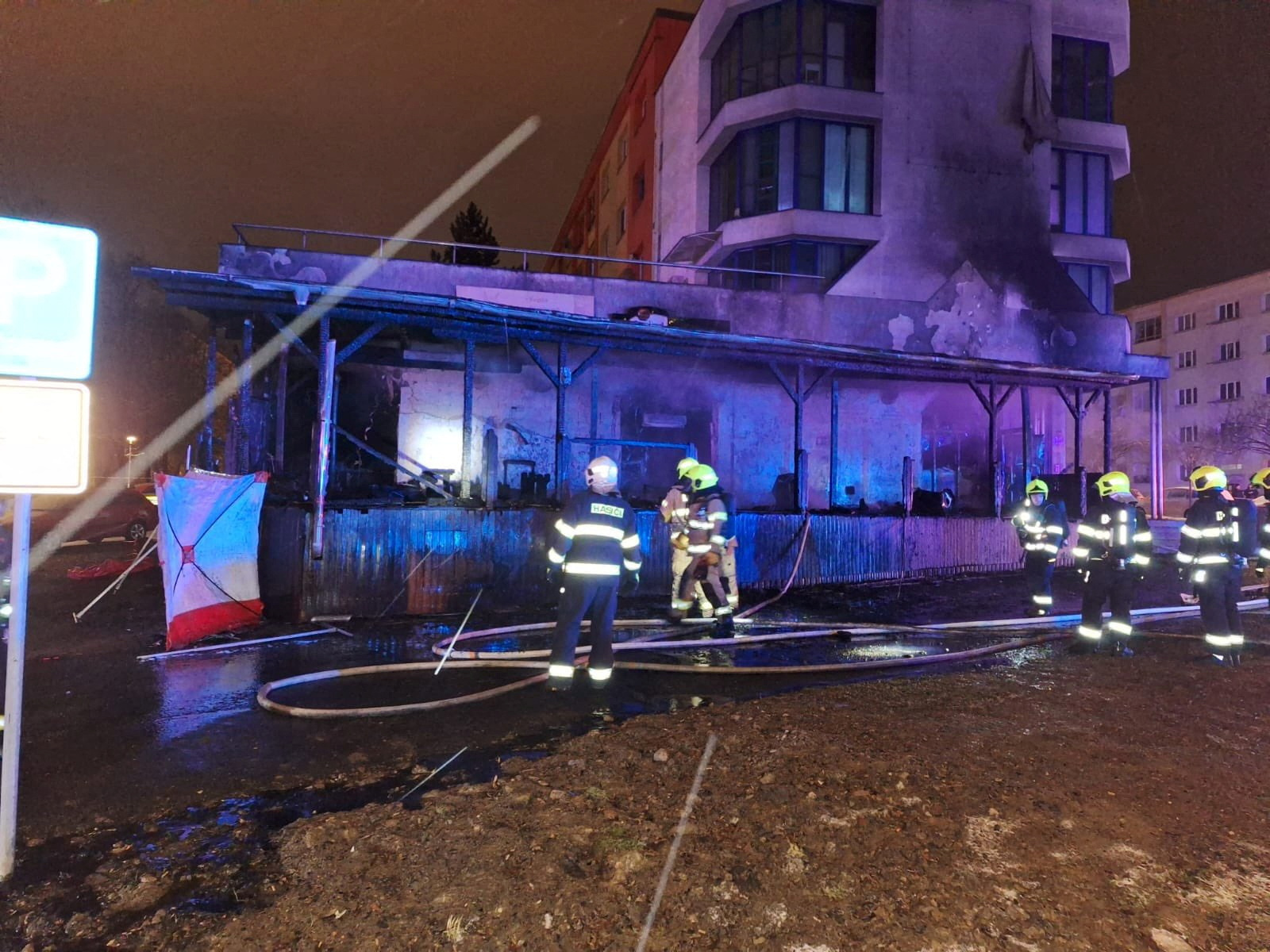 Gas explosion at a restaurant in Most