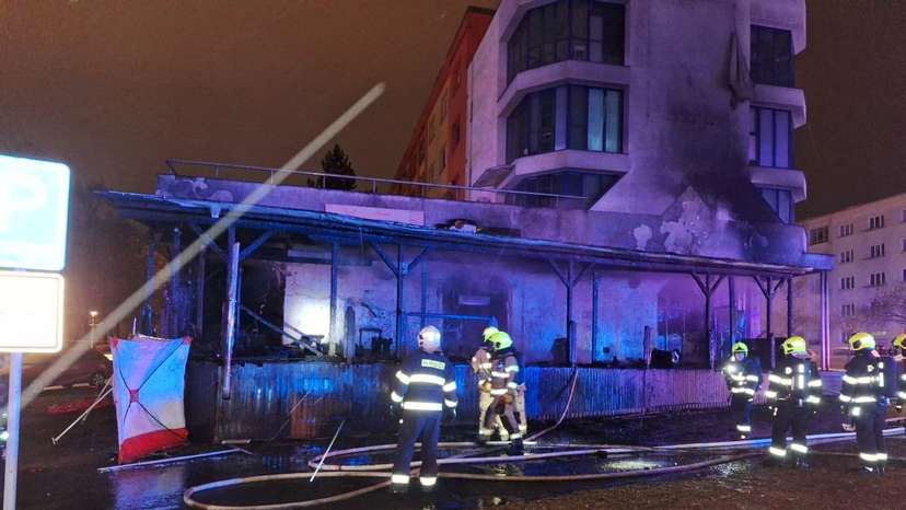Gas explosion at a restaurant in Most