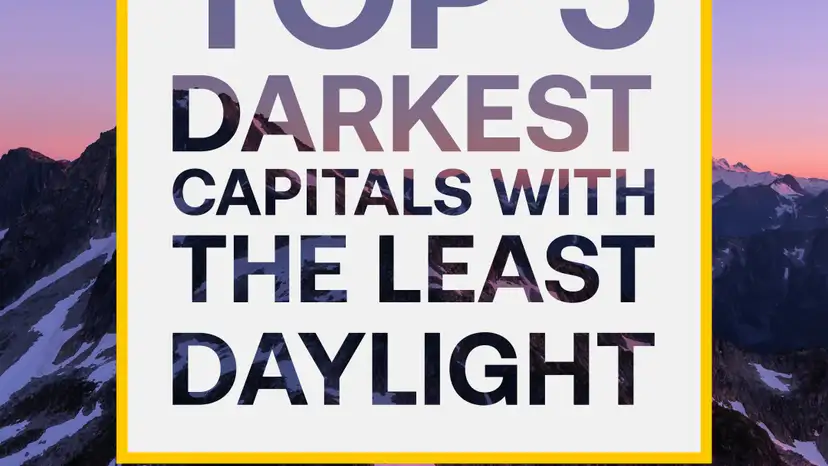 Helsinki, Tallinn and Stockholm among European capitals with shortest winter daylight