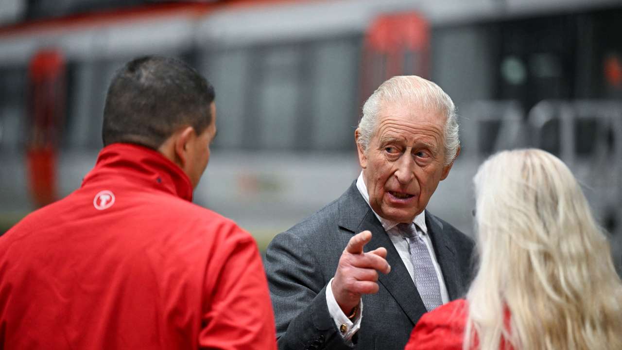 FILE PHOTO: Britain's King Charles visits Wales