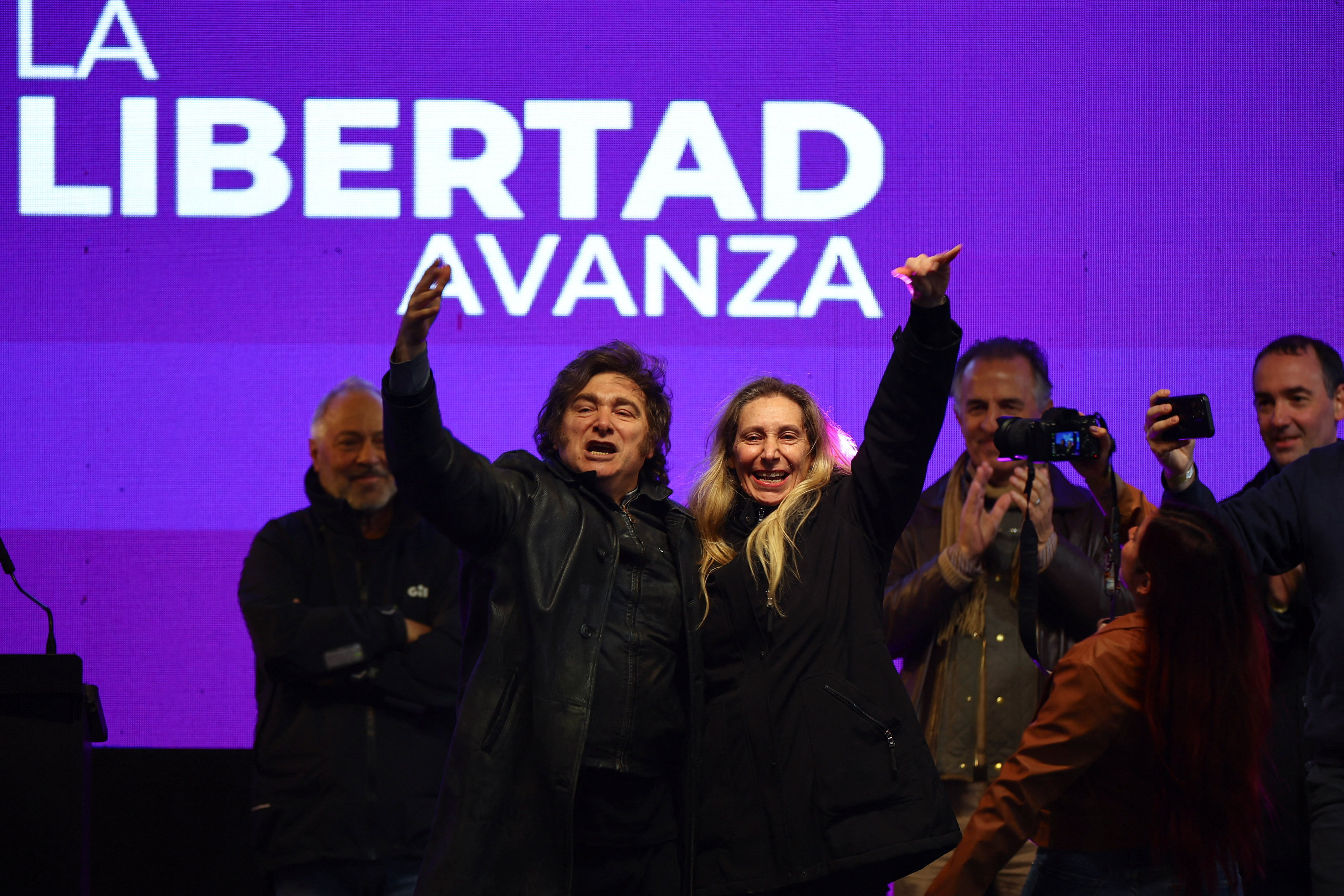 Argentina's President Milei holds closing campaign rally in Buenos Aires