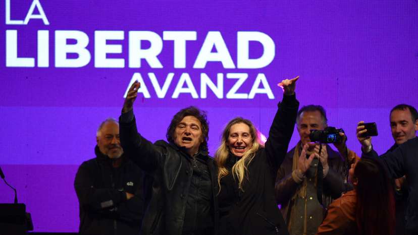 Argentina's President Milei holds closing campaign rally in Buenos Aires