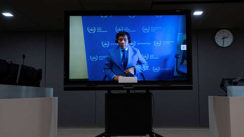 Former Philippine President Duterte makes his first appearance at the International Criminal Court