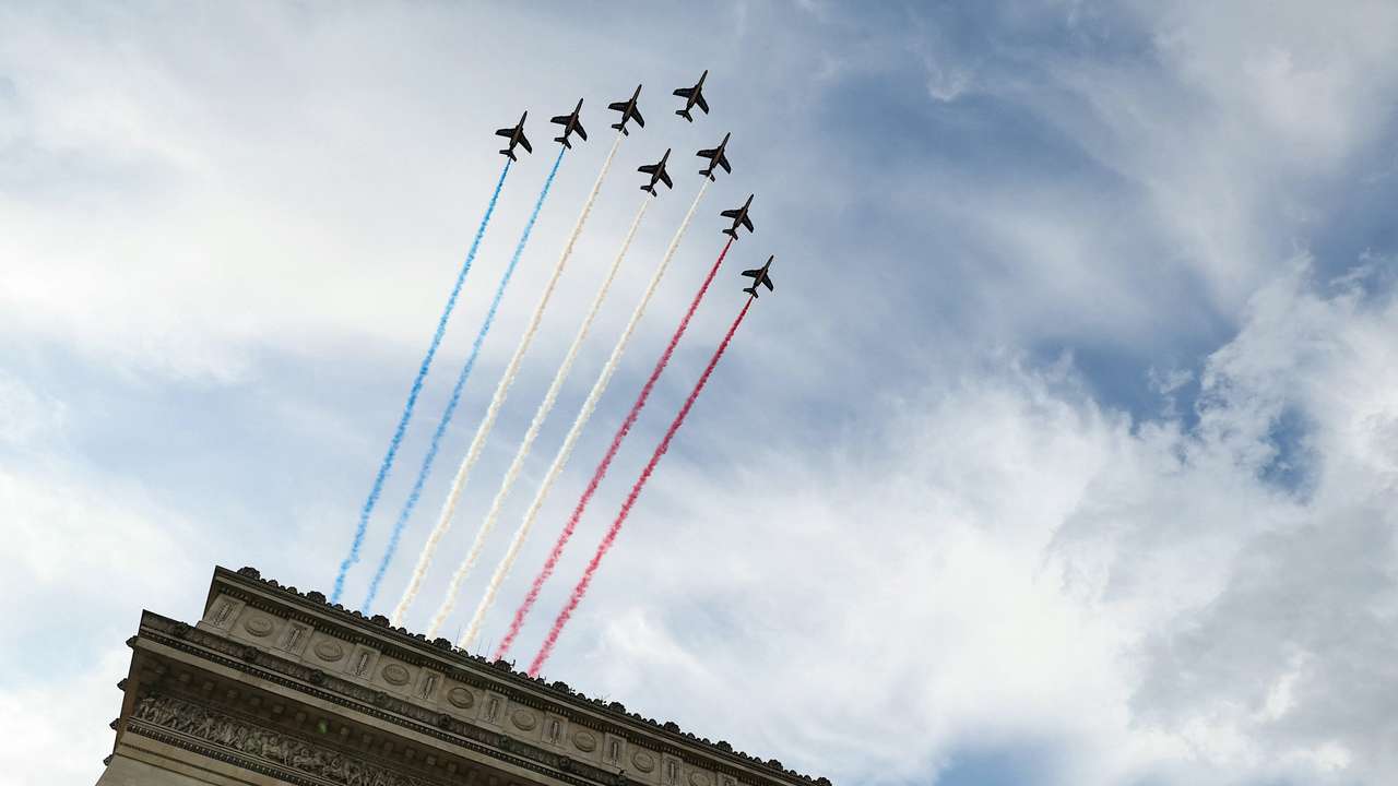 80th anniversary of the end of World War II in Europe, in Paris