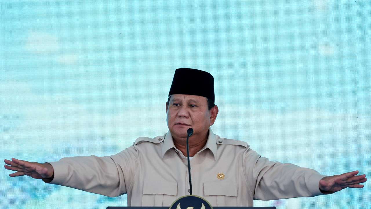 FILE PHOTO: Indonesia’s President Prabowo Subianto in Jakarta