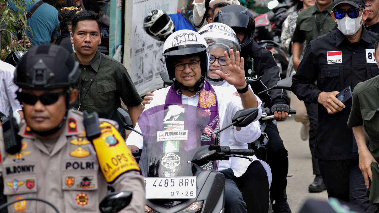 Indonesia's presidential candidate campaign rally in Jakarta