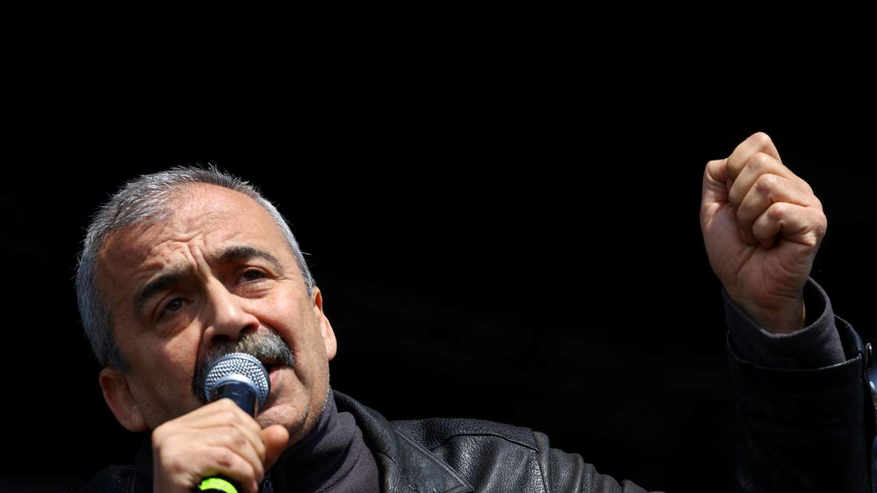 Pro-Kurdish Green Left Party supporters attend a rally ahead of elections, in Istanbul