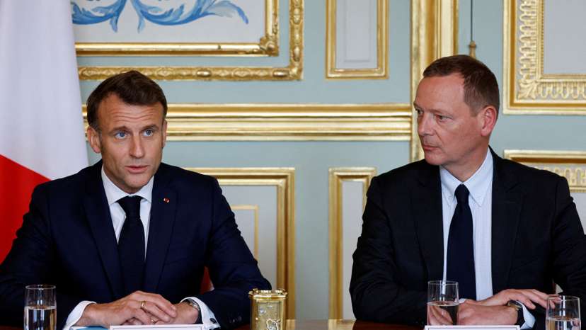 FILE PHOTO: Meeting at the Elysee presidential palace, in Paris
