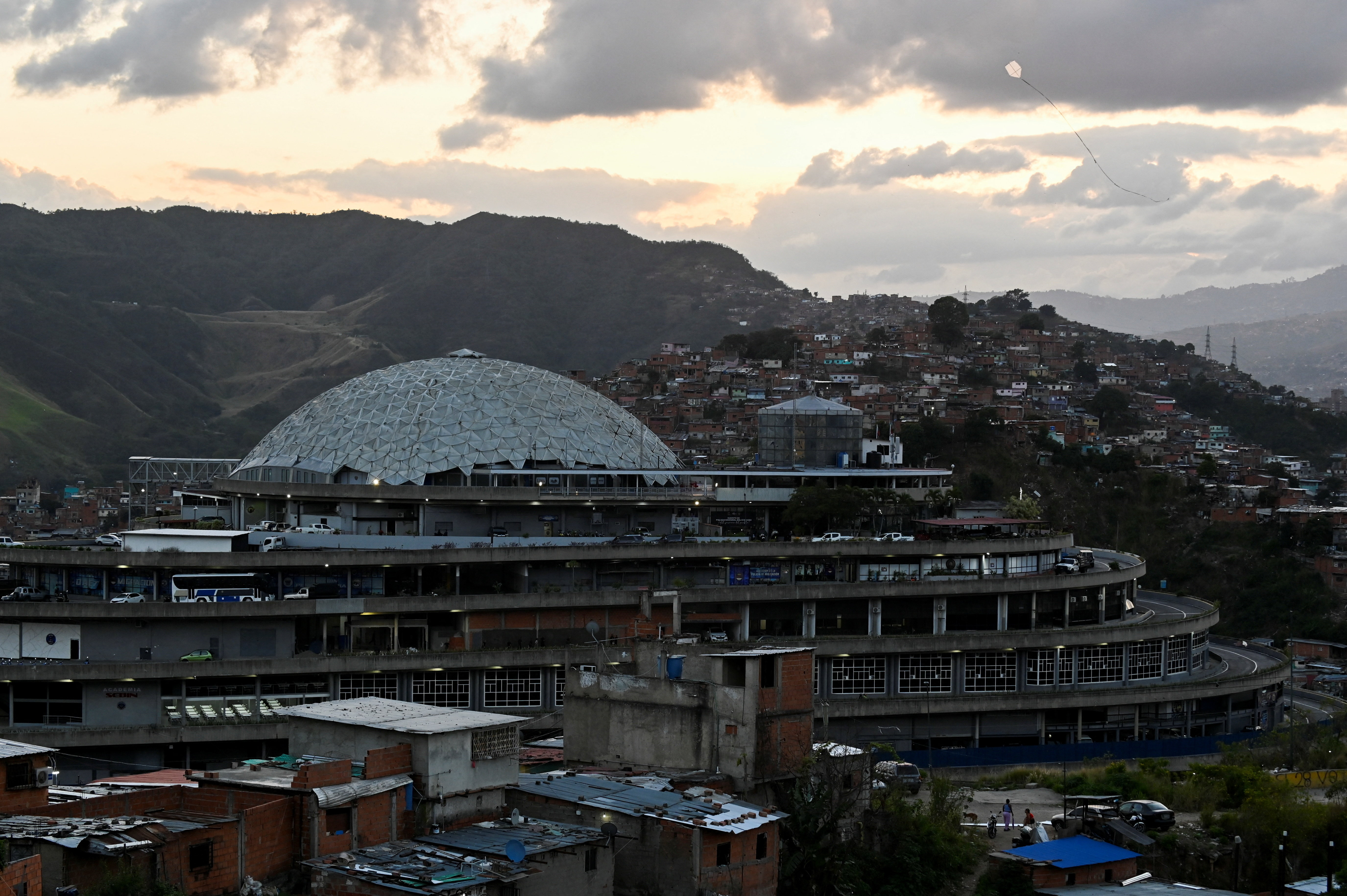 El Helicoide detention center in Caracas