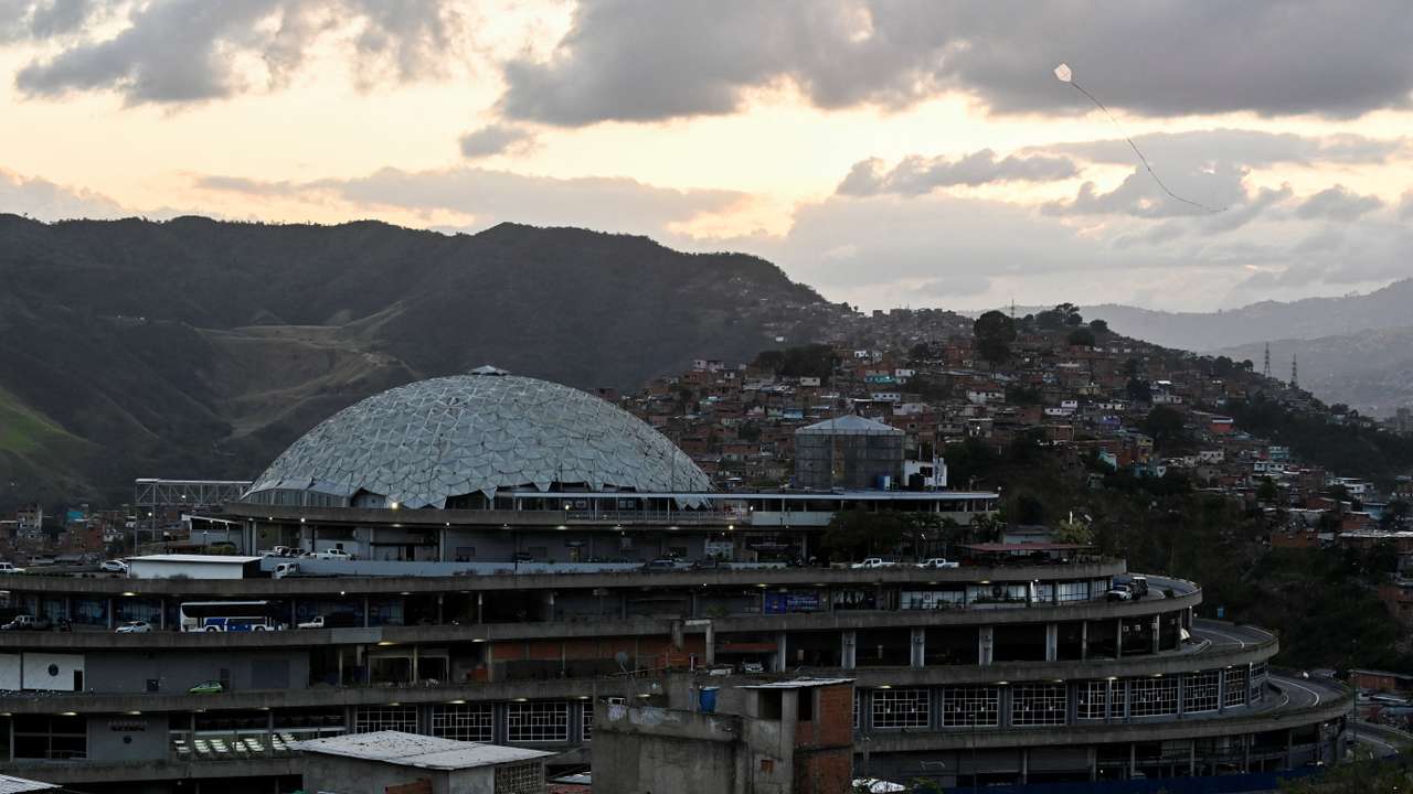 El Helicoide detention center in Caracas