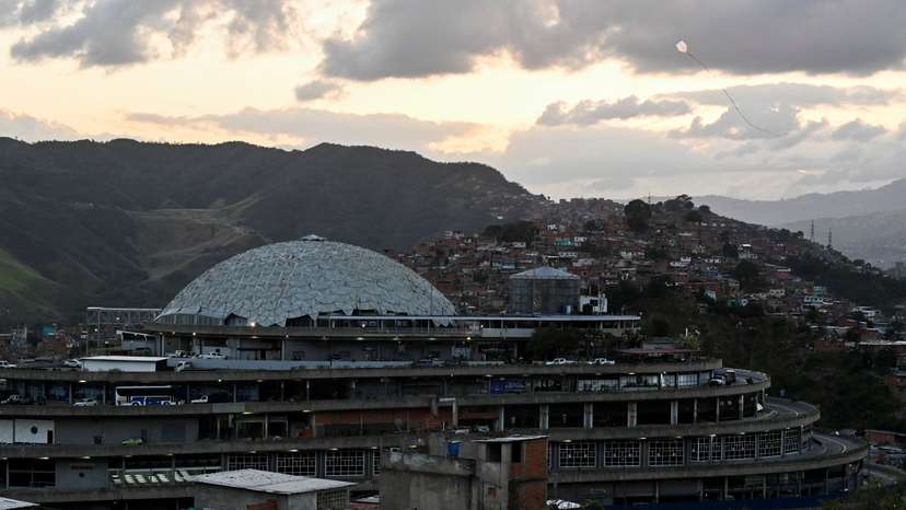 El Helicoide detention center in Caracas