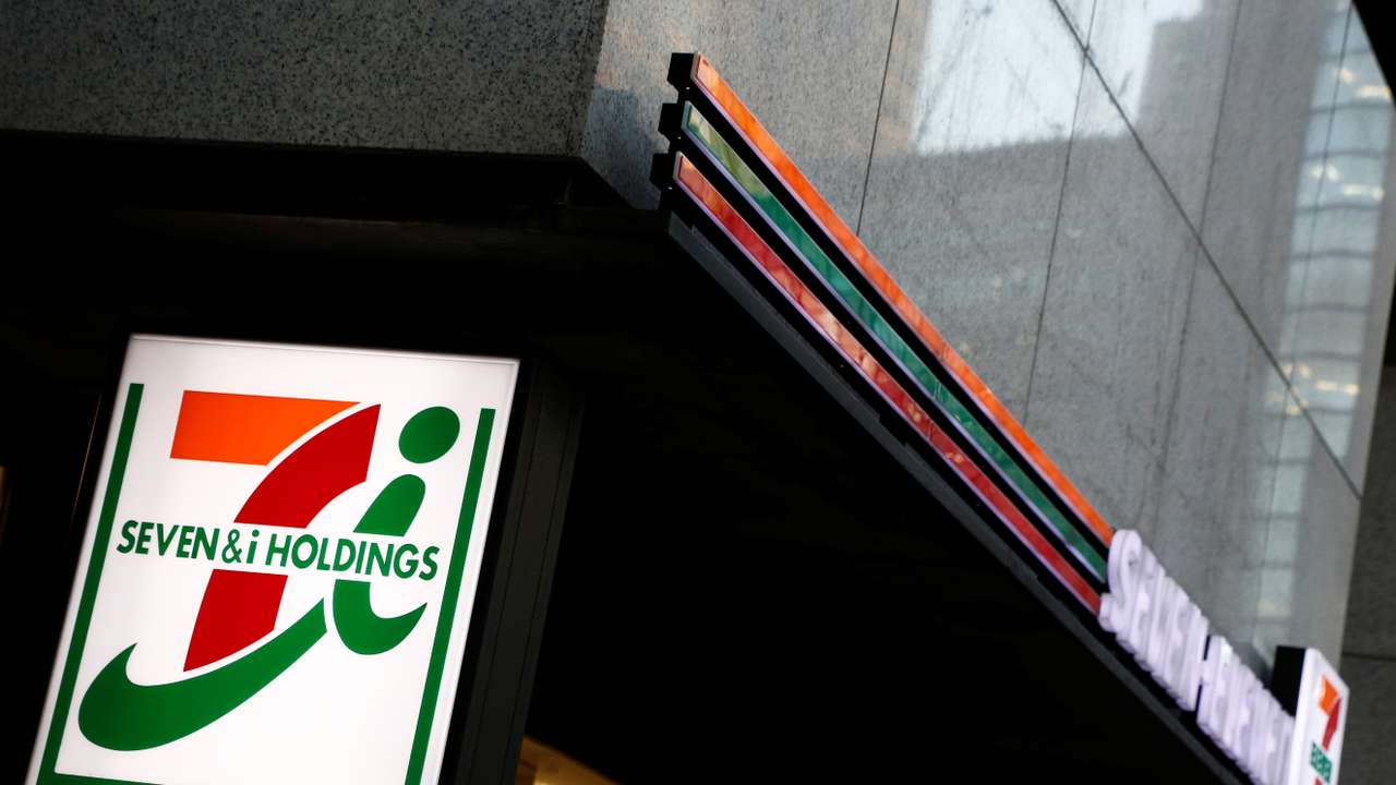 Seven & i Holdings Co's Seven Eleven convenience store logo is pictured in Tokyo