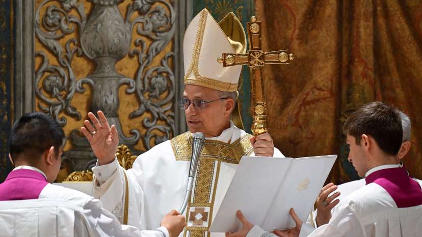 Pope Leo XIV conducts Mass in the Sistine Chapel at the Vatican